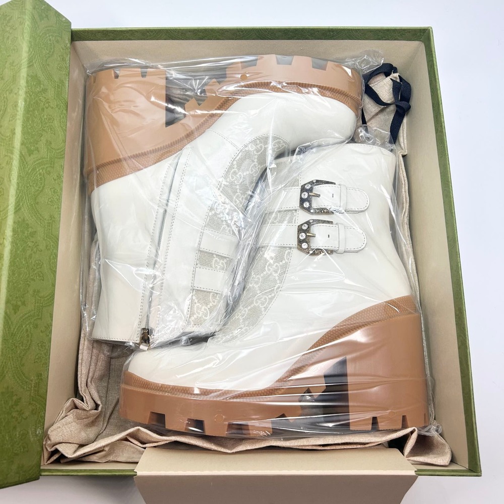 Gucci GG Supreme Kensington Nappa Monogram Boot - Picture 5 of 7